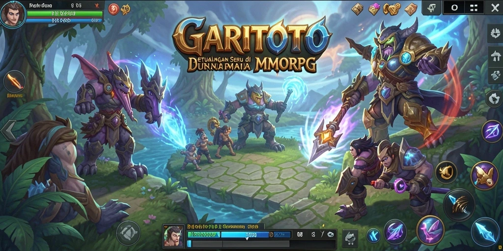 Tampilan gameplay seru GARITOTO dalam dunia MMORPG.