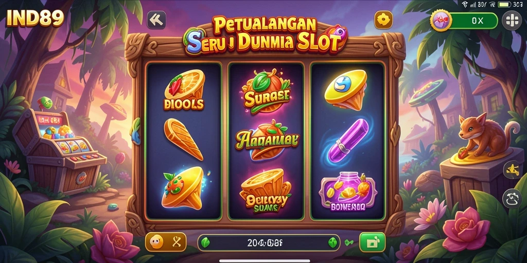 Tampilan menarik dari gameplay Slot di IND89.