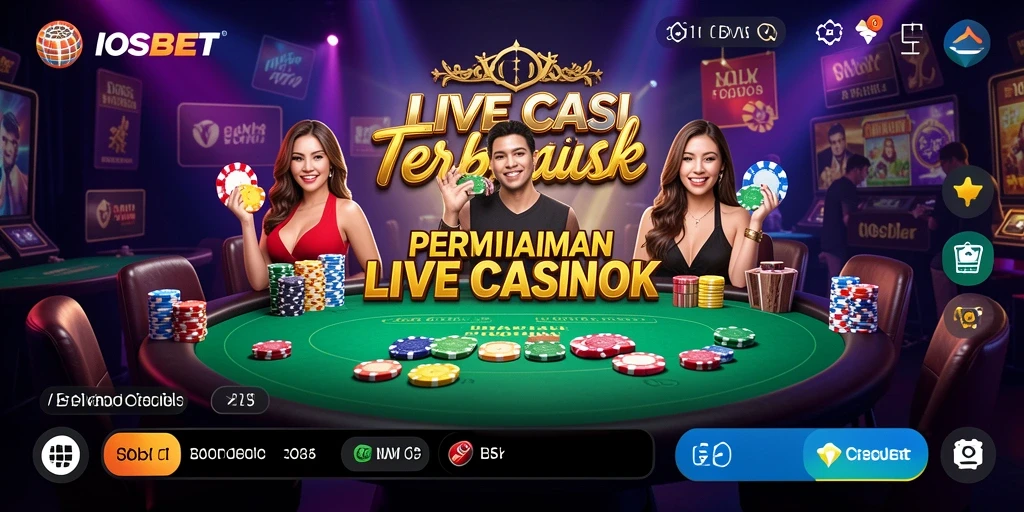 Tampilan screenshot dari gameplay Live Casino IOSBET yang menarik.