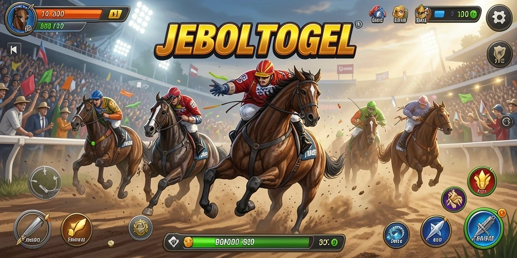 Gameplay Racing JEBOLTOGEL yang mendebarkan.