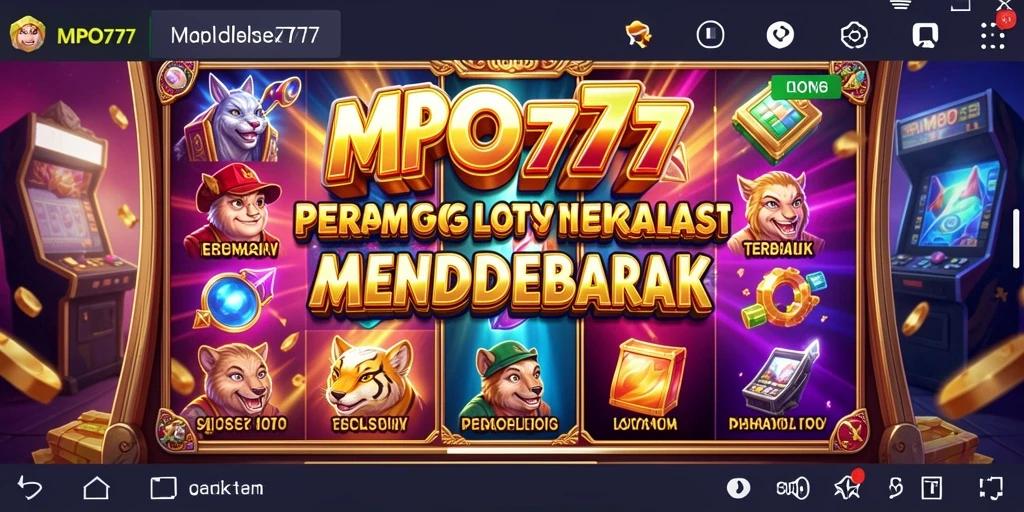 Tampilan gameplay seru dalam permainan Slot MPO777.