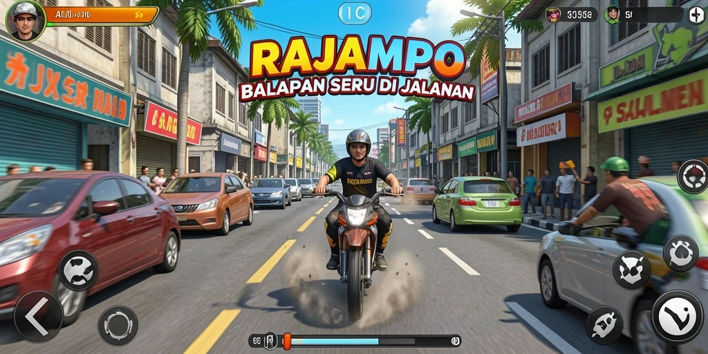 Gameplay seru dan menegangkan di RAJAMPO.
