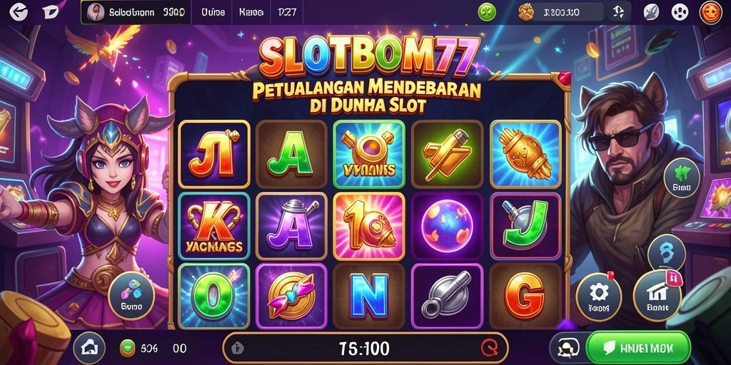 Gameplay seru dengan grafis yang memukau di SLOTBOM77.