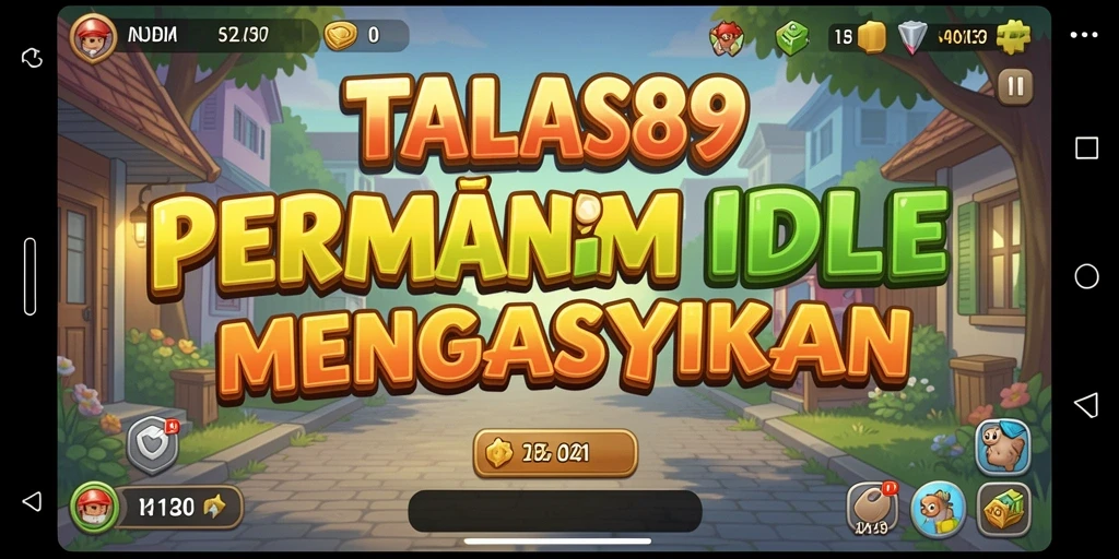 Tampilan gameplay yang menarik dari TALAS89 dengan elemen Idle yang seru.