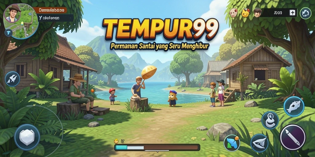 Tangkapan layar gameplay TEMPUR99 yang seru dan santai.