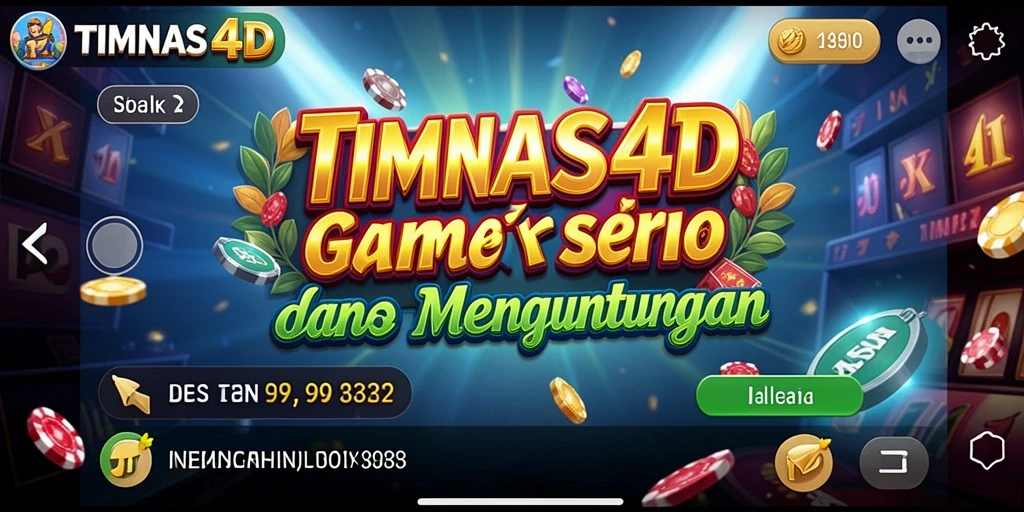 Tampilan gameplay menarik dari TIMNAS4D yang memukau.