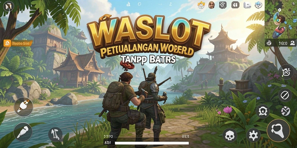 Screenshot menampilkan aksi seru dan grafis indah di WASLOT.